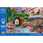 The Flower Market 500 Piece Jigsaw Puzzle image number 1