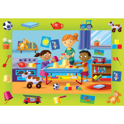 My First Floor Puzzles Fun Day at Playgroup Jigsaw Puzzle image number 2