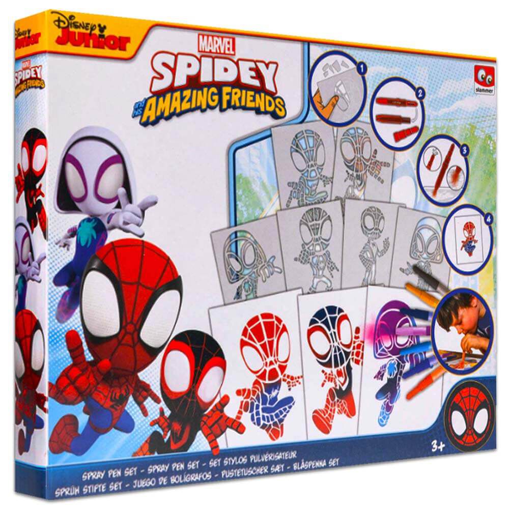 Marvel Spidey Blow Pens Set From 7.00 GBP | The Works