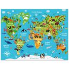 Around the World 100 Piece Jigsaw Puzzle image number 2
