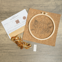 Cork Fabric Embroidery Kit