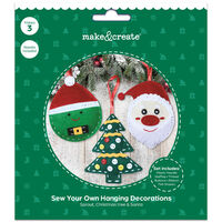 Make Your Own Hanging Decoration: Pack of 3