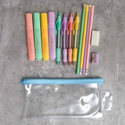 Pastel Filled Pencil Case: 15 Piece Set image number 4