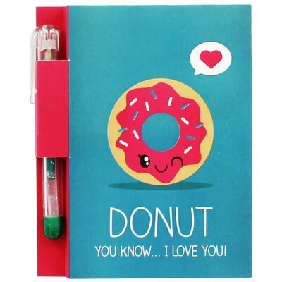 A7 Doughnut Scent Notepad with Pen image number 2