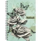 A4 Wiro Butterfly Rose Notebook image number 1