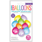 9 Inch Happy Birthday Latex Balloons: Pack of 10 image number 1