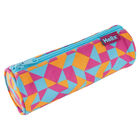 Helix Oxford Geometric Pencil Case: Orange image number 1