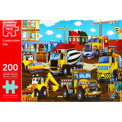 Construction Site 200 Piece Jigsaw Puzzle image number 3