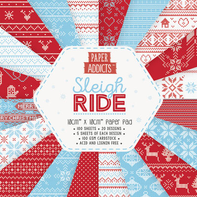 Sleigh Ride Paper Pad - 10cm x 10cm image number 1