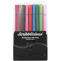 Scribblicious Premium Felt Pens - Set Of 18
