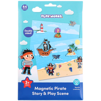 PlayWorks Magnetic Pirate Story & Play Scene