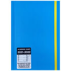 A5 Blue and Yellow 2021-2022 Week to View Diary image number 1