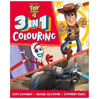 Disney Pixar Toy Story 4: 3-in-1 Colouring image number 1