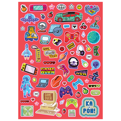 Totally Gaming Scented Sticker Book image number 2