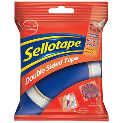 Sellotape Double Sided Tape 12mm x 33m image number 1