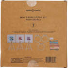 Mini Cross Stitch Kit with Easel: Pack of 3 image number 3
