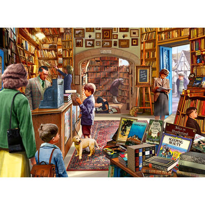 The Bookshop 500 Piece Jigsaw Puzzle image number 2