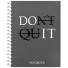 A5 Wiro Don’t Quit Notebook image number 1