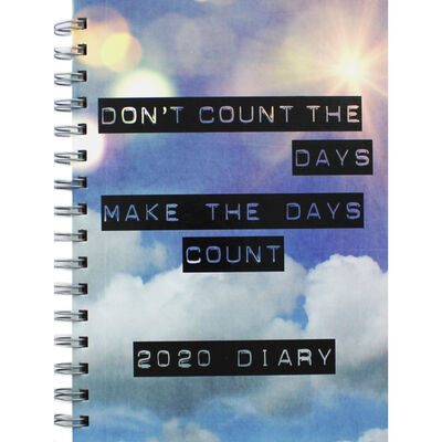 A5 Wiro Count the Days 2020 Week to View Diary image number 1