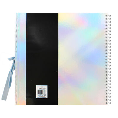 Silver Holographic Scrapbook - 12 x 12 Inch image number 3