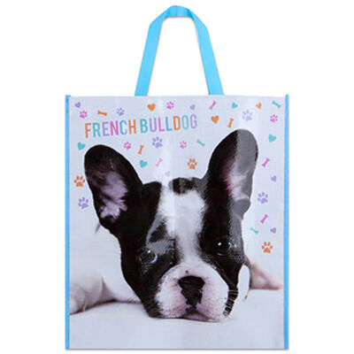 French Bulldog Reusable Shopping Bag image number 1
