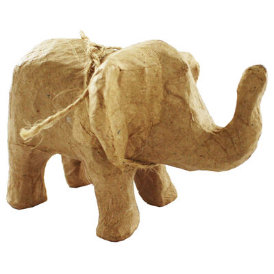 Decopatch Papier Mache Elephant Figure image number 1