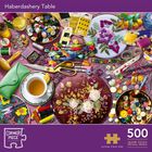 Haberdashery Table 500 Piece Jigsaw Puzzle image number 1
