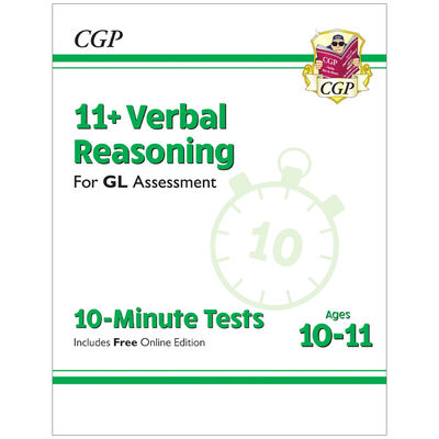 11+ GL 10-Minute Tests Verbal Reasoning: Ages 10-11 image number 1