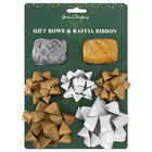 Christmas Gold & Silver Gift Bows & Raffia image number 1