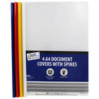 A4 Clear Document Covers And Spines - Pack Of 4 image number 1