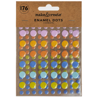 Pastel Enamel Dots: Pack of 176