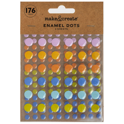Pastel Enamel Dots: Pack of 176 image number 2