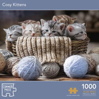 Cosy Kittens 1000 Piece Jigsaw Puzzle