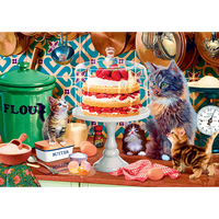 Kitties in the Kitchen 500 Piece Jigsaw Puzzle