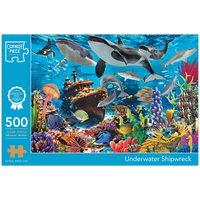 Underwater Shipwreck 500 Piece Jigsaw Puzzle