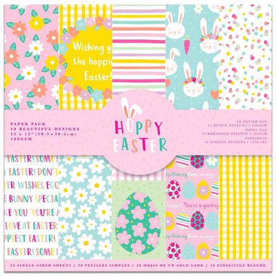 Hoppy Easter Design Pad: 12 x 12 Inches image number 1