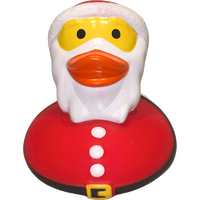 Large Festive Santa Duck