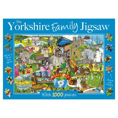 The Yorkshire 1000 Piece Family Jigsaw Puzzle image number 1