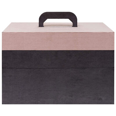 ‎Korbond Pink Craft Storage Toolbox image number 1