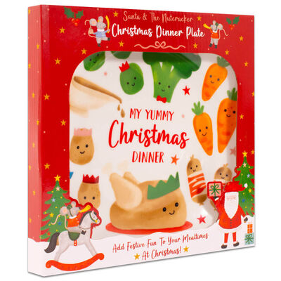 My Yummy Christmas Dinner Porcelain Plate image number 1