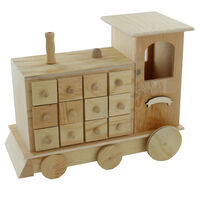Wooden Train Advent Calendar