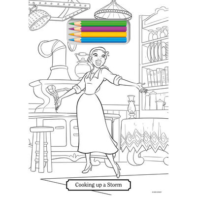 Disney Princess: Tear Off Colouring Pad image number 2