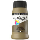 System 3 Acrylic Paint: Pale Gold 500ml image number 1