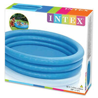 Intex Crystal Blue 3 Ring Inflatable Pool
