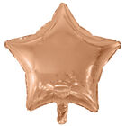 19 Inch Rose Gold Star Helium Balloon image number 1