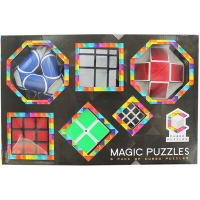 Magic Cube Puzzles 6 Pack image number 1