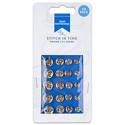 Snap Fastenings: Pack of 20 image number 1