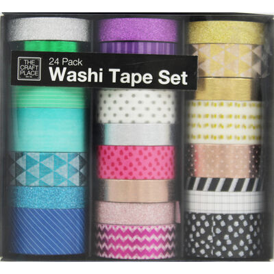 Assorted Washi Tape Box - 24 Rolls image number 1