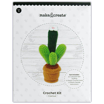 Make Your Own Crochet Cactus Kit From 4.00 GBP | The Works