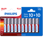Philips Power Alkaline AA: Pack of 20 image number 1